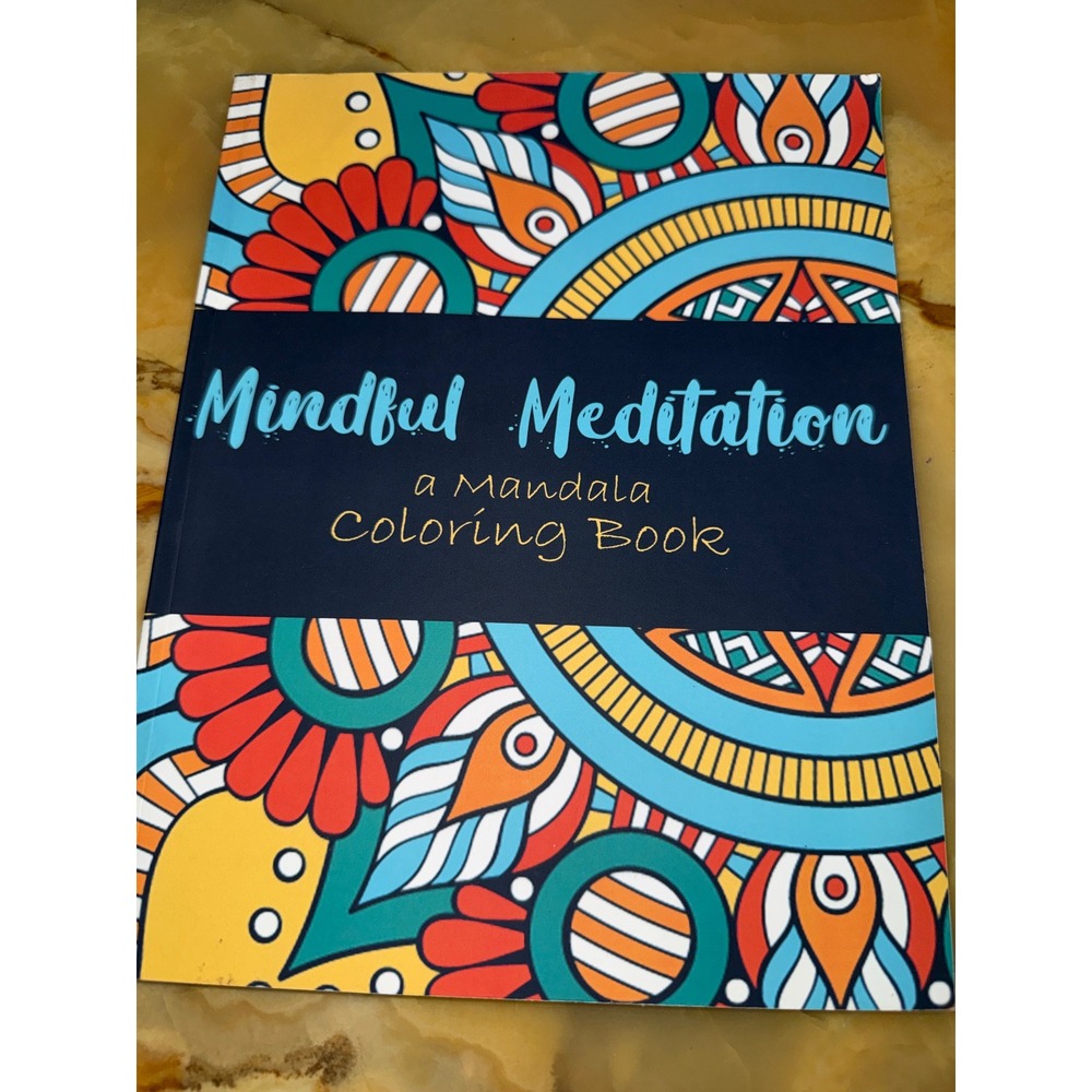 Adult Coloring Book Mindful Meditation